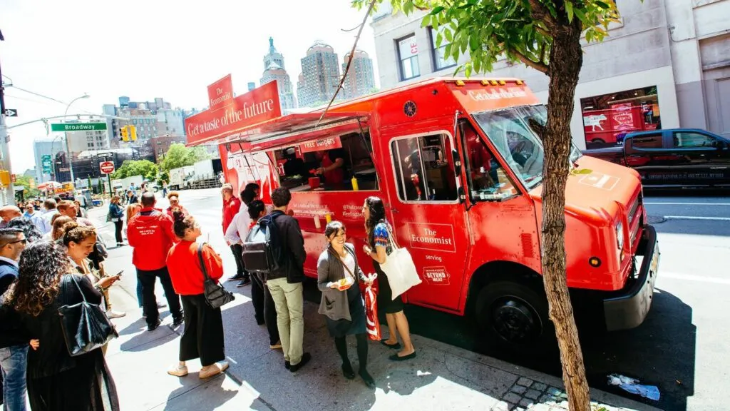 The economist brand activation campaign