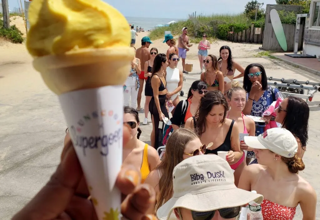 sunscoop and supergoop brand activation