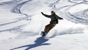 respiratory therapist snowboarding