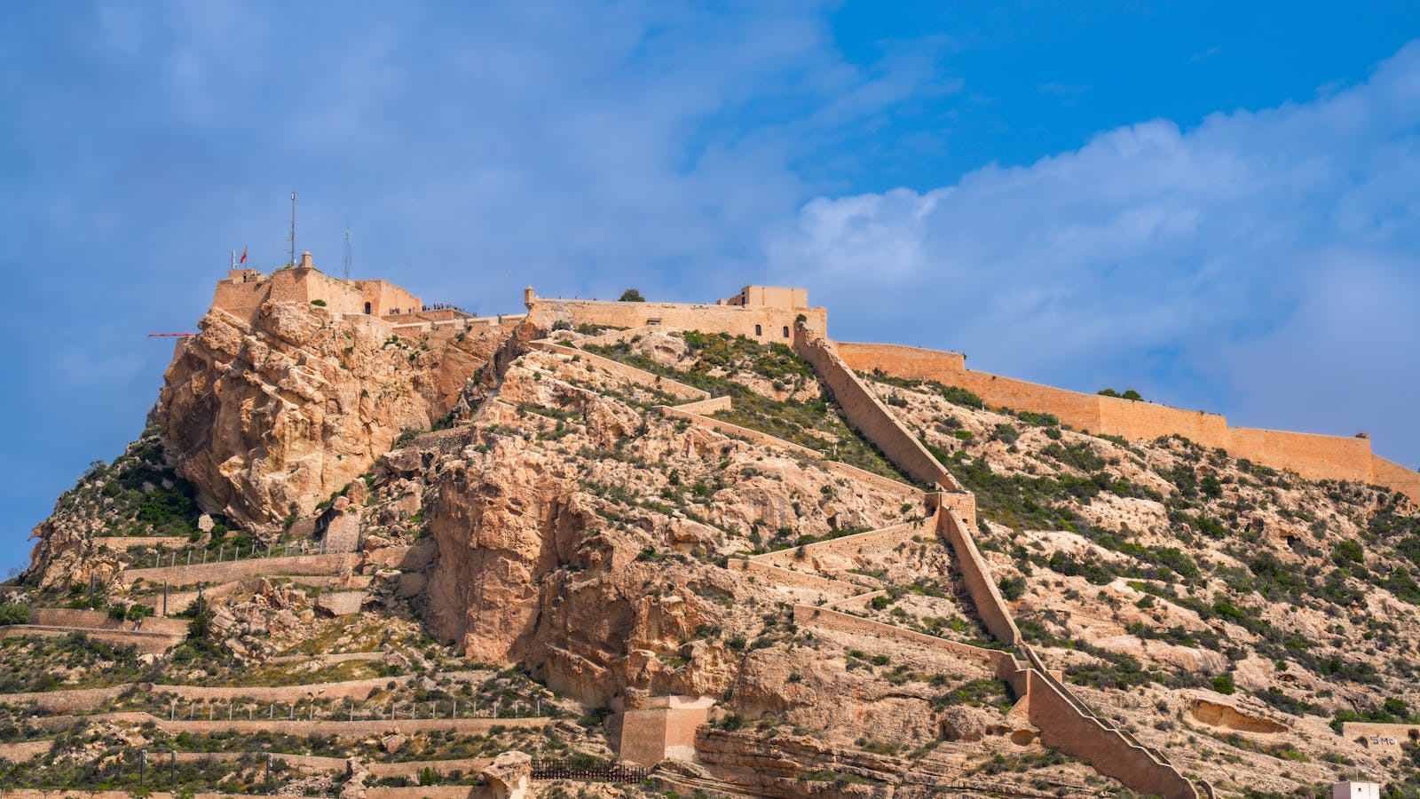 Santa Barbara Castle Alicante - no deposit car rental Spain