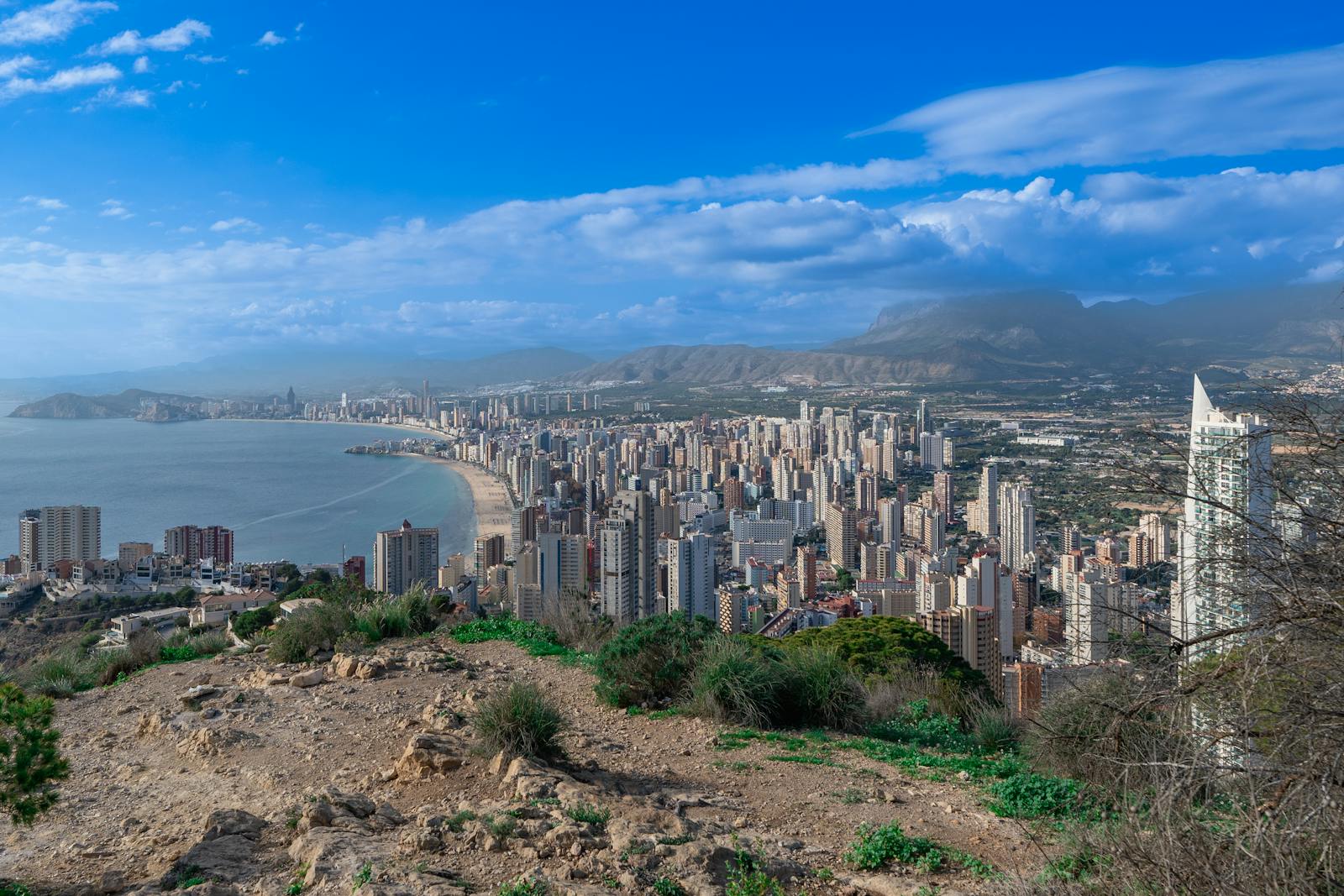 Costa Blanca panorama view - no deposit car rental Alicante