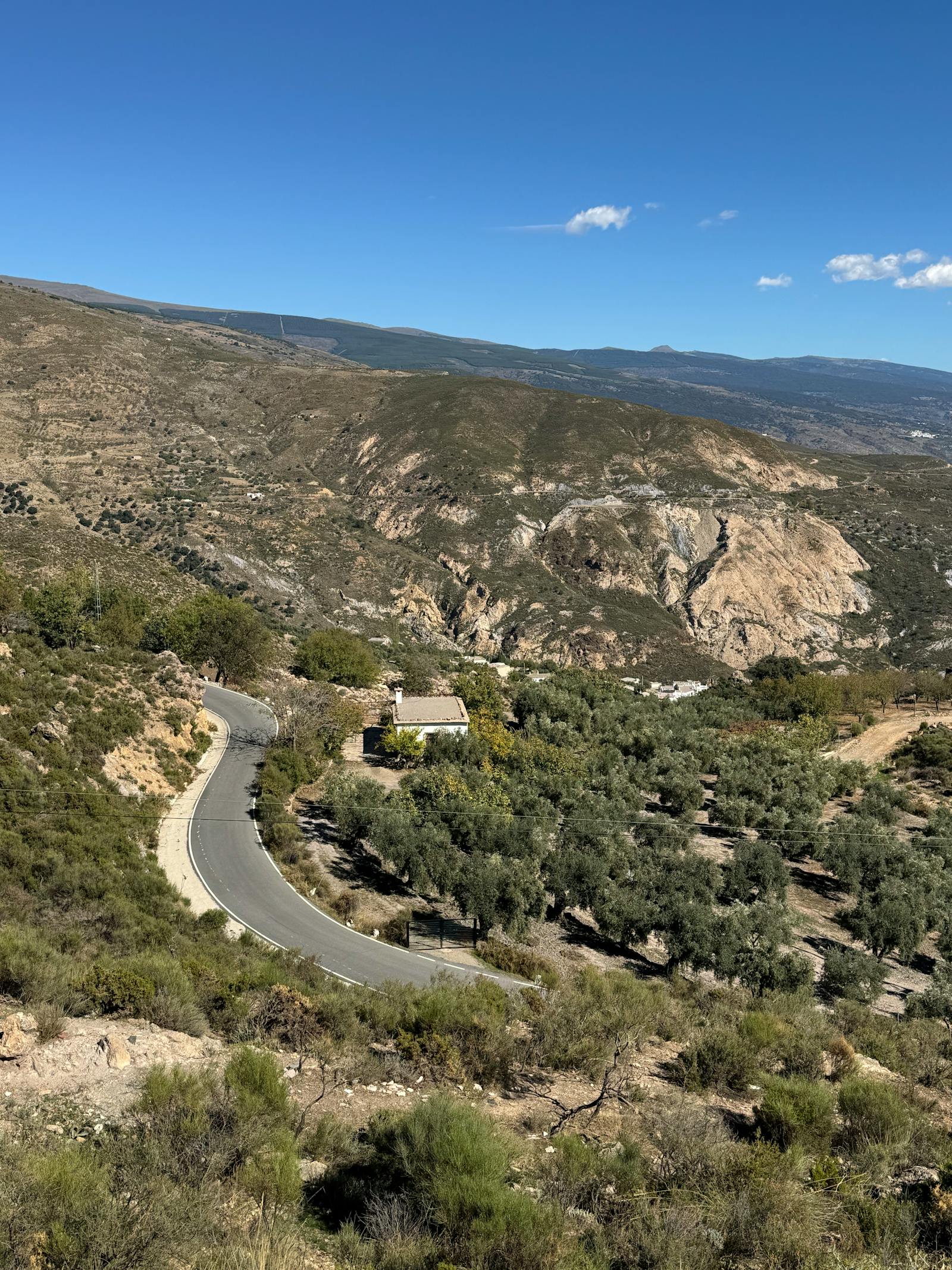 Granada Sierra Nevada mountains olive groves - long term car rental Spain