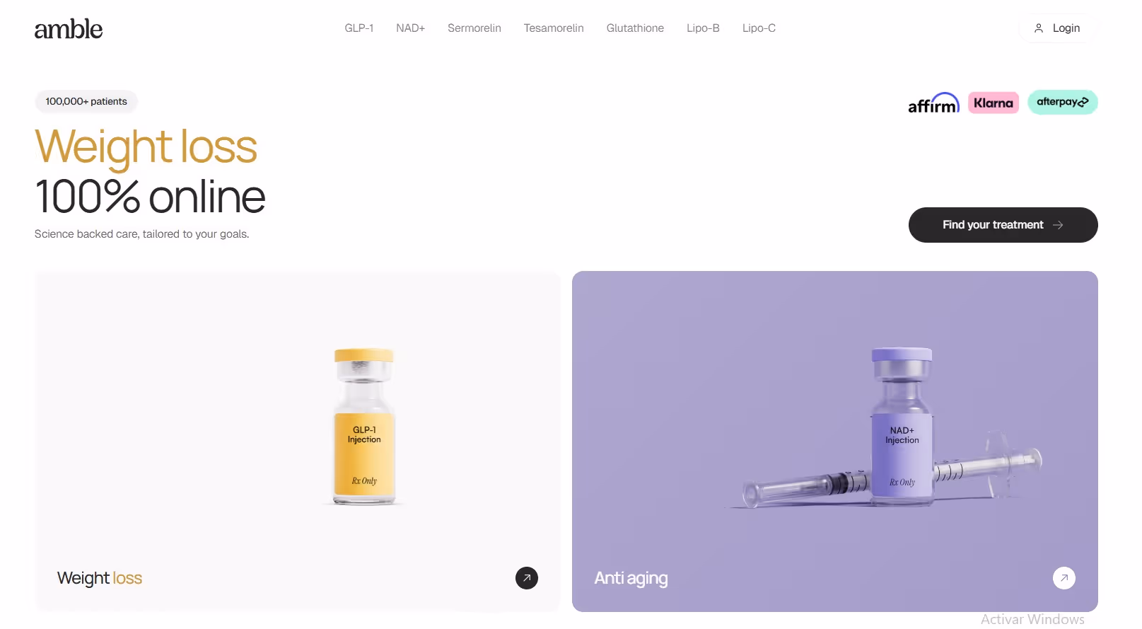Website screenshot desktop