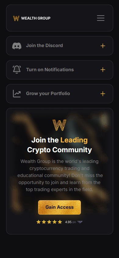 Website screenshot mobile