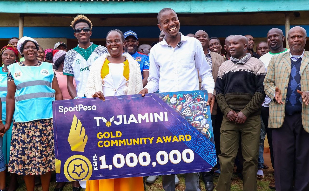 Kipkoech Ruto from Bomet announced SportPesa's Tujiamini Community Gold winner of KES 1 million 
