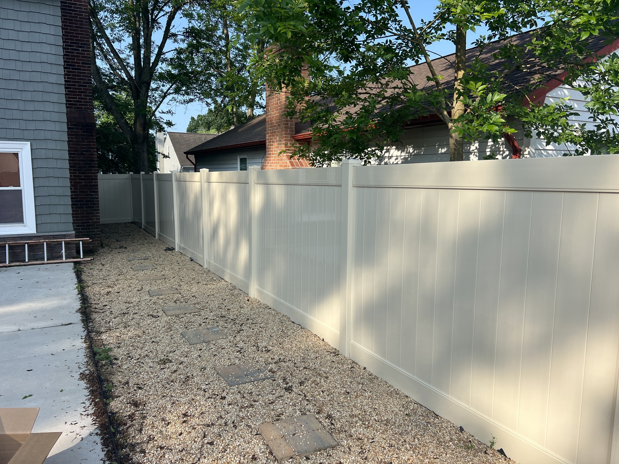  Dog Ear Picket Wooden Privacy Fence installation in Norfolk near Hank Avenue 6
