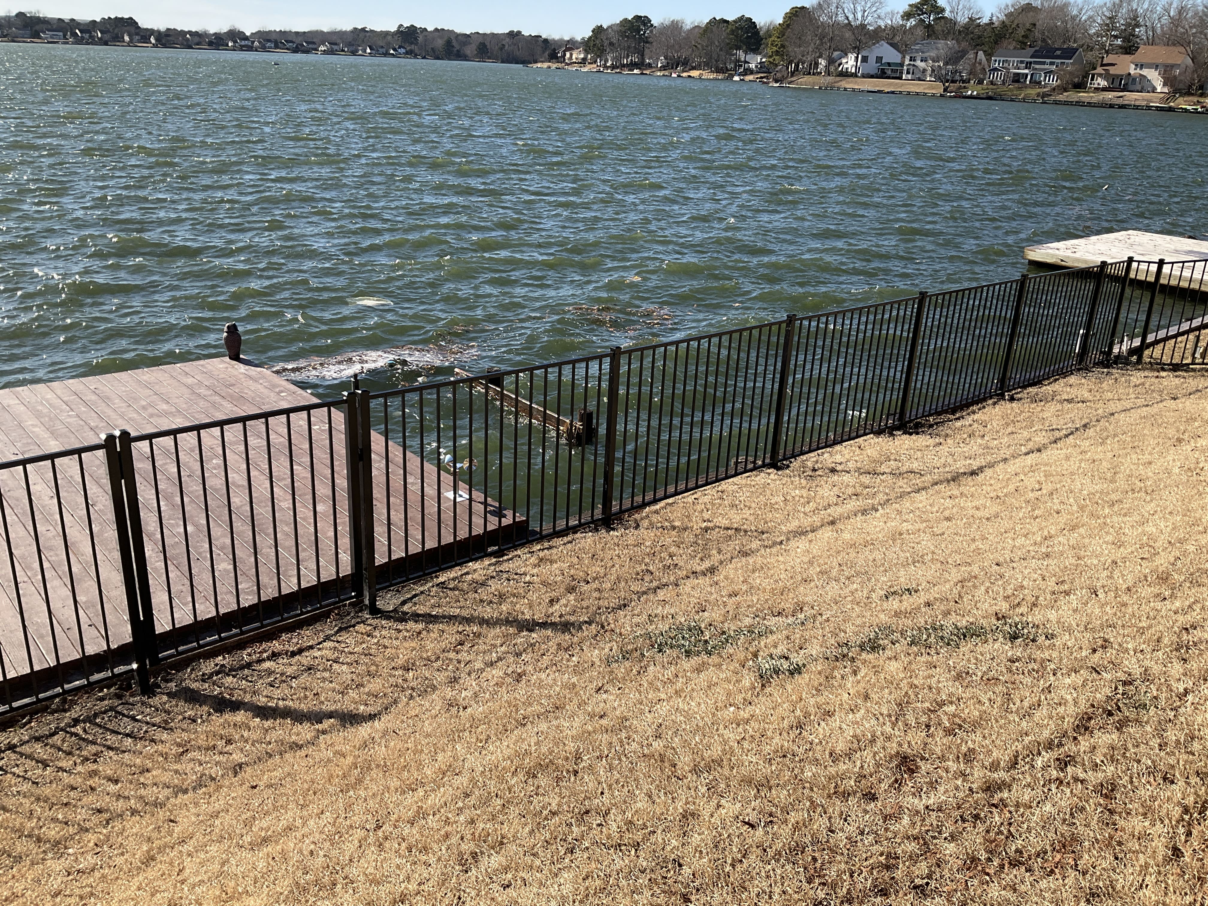 Aluminum Fence Installation 