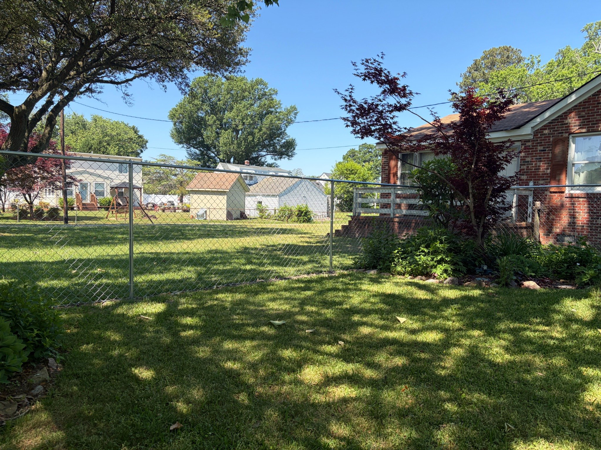 heartwood chainlink fence installation