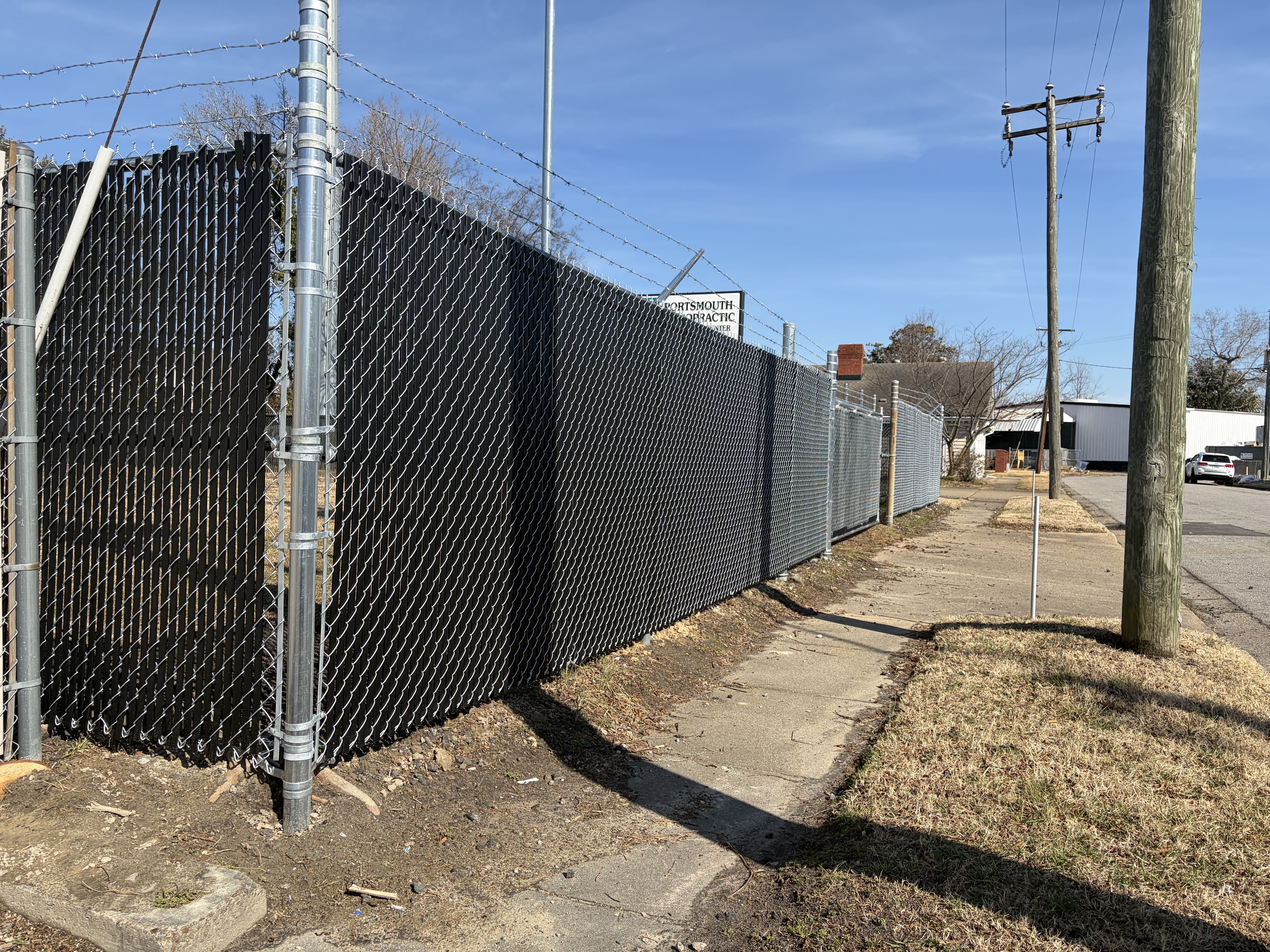 heartwood chainlink fence installation