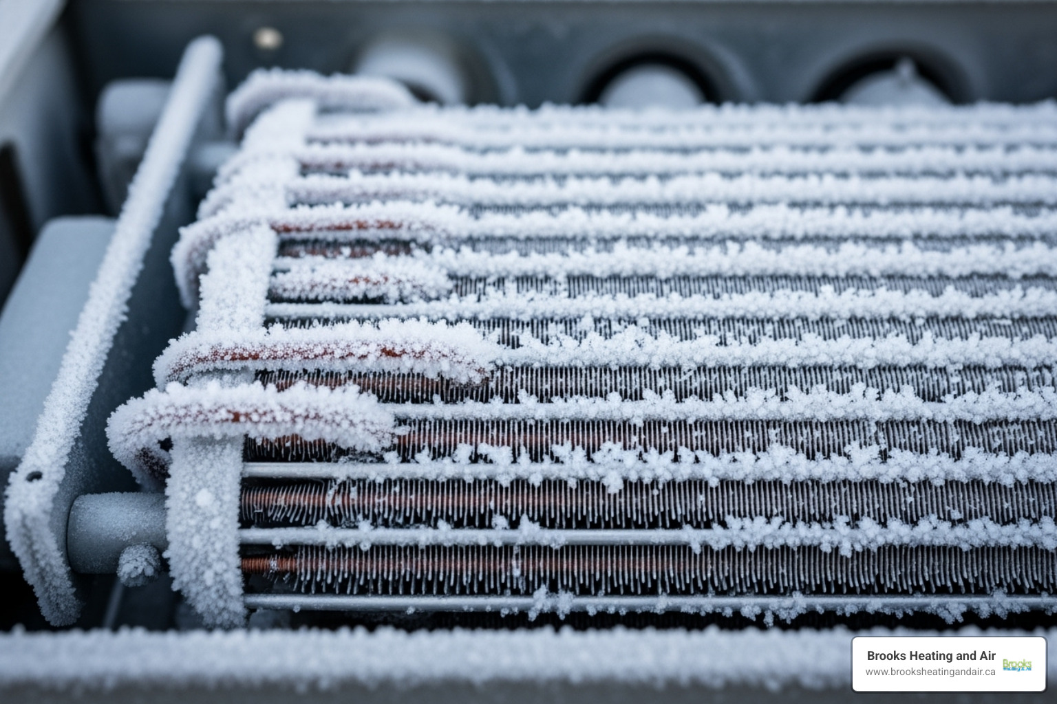 frozen evaporator coils on an AC unit - AC refrigerant leak frozen evaporator coils on an AC unit - AC refrigerant leak