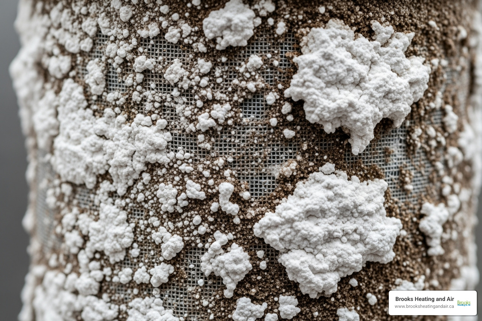 A clogged water filter showing significant mineral scale and sediment buildup - Tankless water heater not working A clogged water filter showing significant mineral scale and sediment buildup - Tankless water heater not working