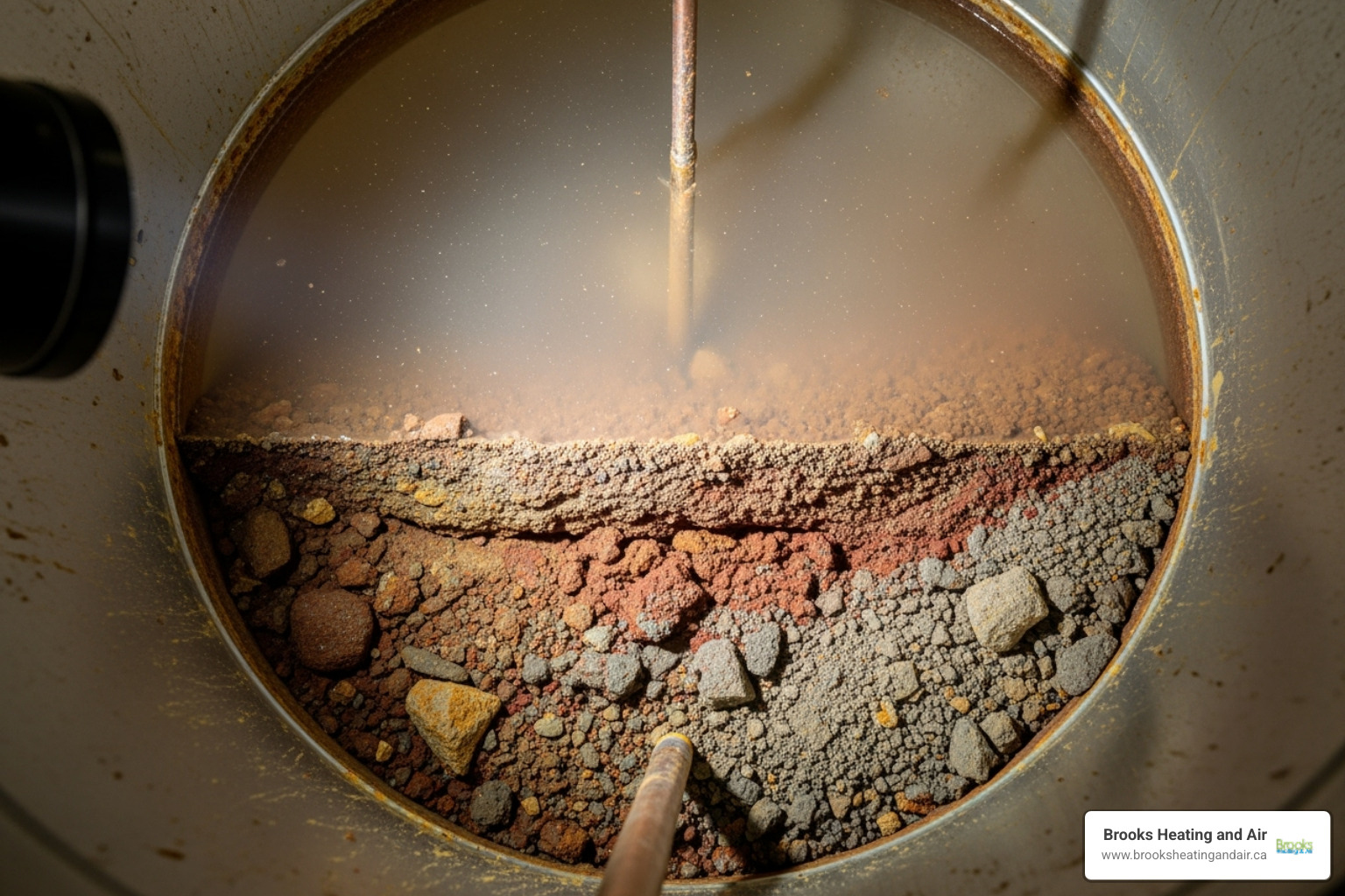 inside of water heater tank with sediment - low hot water pressure inside of water heater tank with sediment - low hot water pressure