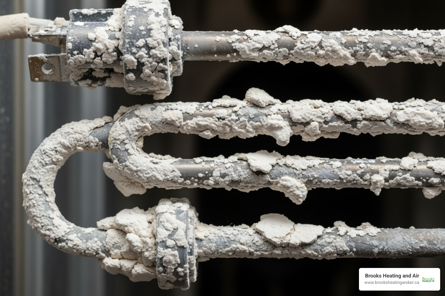 hard water mineral buildup on heating element - Tankless Water Heater Installation and Tankless Water Heater Replacement in Milton, ON