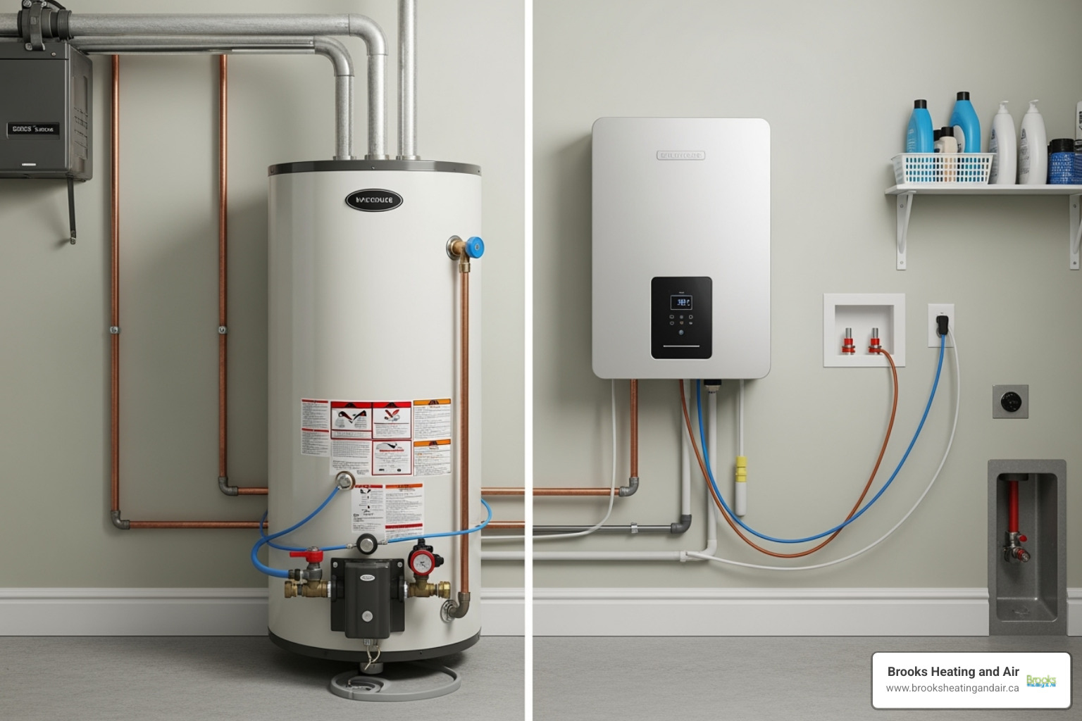 side-by-side comparison of tank and tankless water heaters - water heater maintenance plan side-by-side comparison of tank and tankless water heaters - water heater maintenance plan