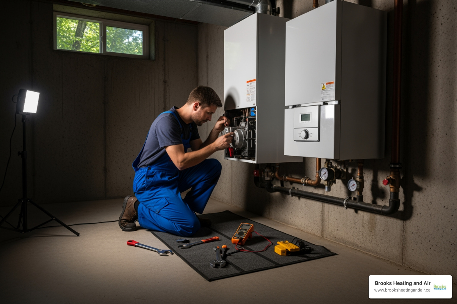 Infographic explaining the basic function of a home boiler system, including the burner, heat exchanger, circulation pump, expansion tank, pressure gauge, and radiators, with arrows indicating the flow of water and heat throughout a Milton home - boiler repair services in Milton, ON Infographic explaining the basic function of a home boiler system, including the burner, heat exchanger, circulation pump, expansion tank, pressure gauge, and radiators, with arrows indicating the flow of water and heat throughout a Milton home - boiler repair services in Milton, ON