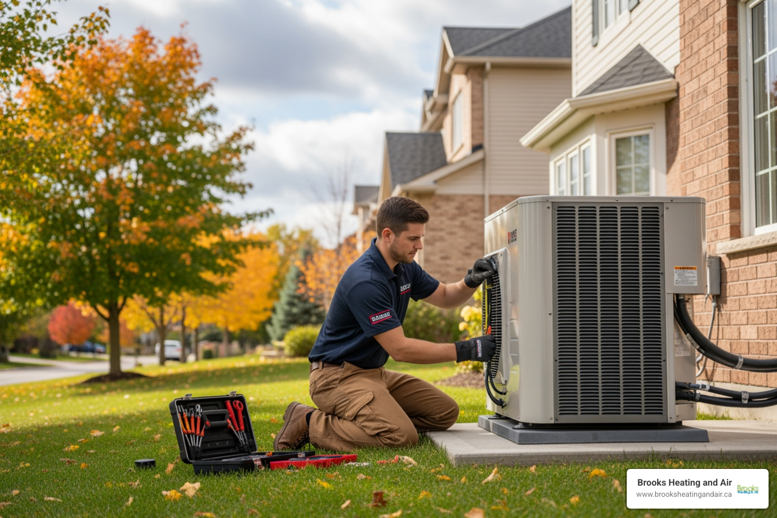 infographic showing the key factors to consider when choosing a heat pump replacement company in Acton including local expertise with Halton Hills climate, certified and insured technicians, transparent pricing and process, comprehensive warranty coverage, positive customer reviews, and satisfaction guarantee - heat pump replacement company in acton, on