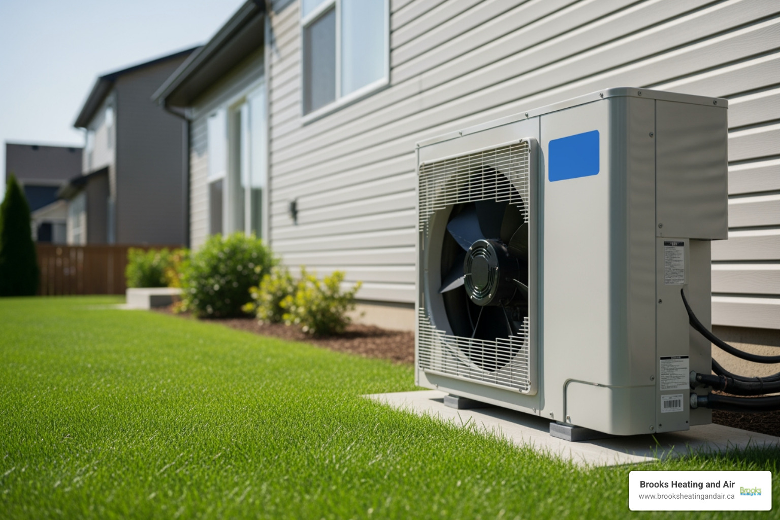 heat pump outside house - "My heat pump is not cooling my house properly. Who specializes in heat pump repair near Acton, ON?"