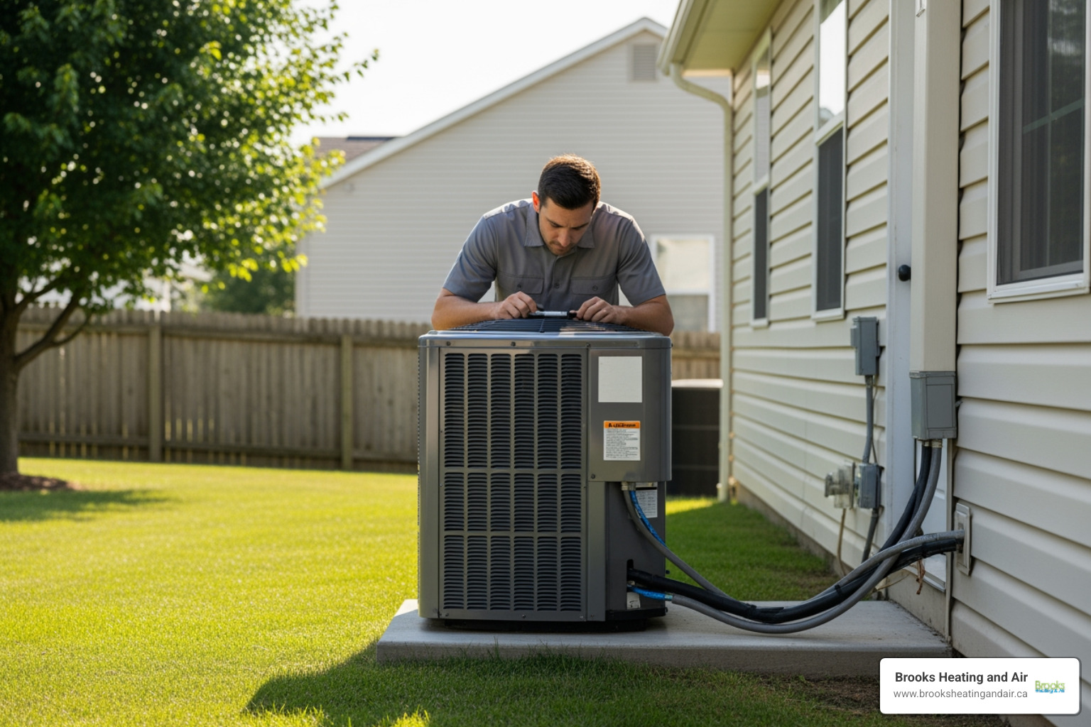 Infographic showing the heat pump repair process: thermostat check, filter inspection, outdoor unit examination, refrigerant level testing, electrical component diagnosis, and professional repair with testing - heat pump repair service in milton, on