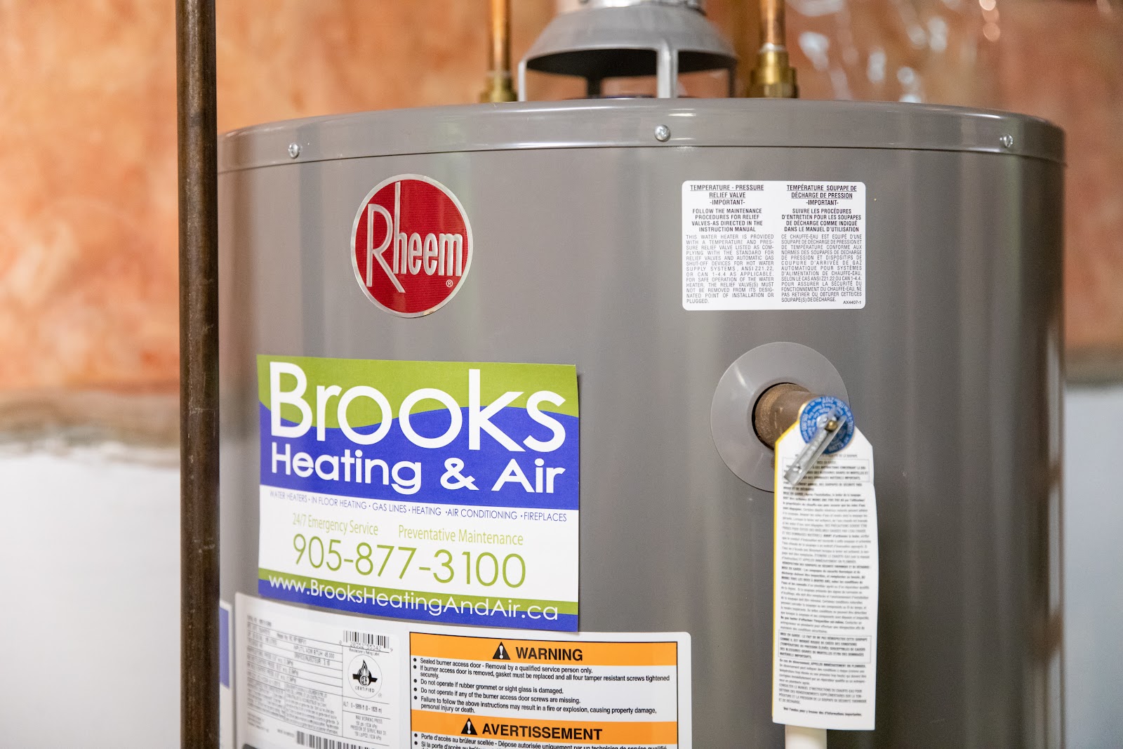 Water Heaters in Georgetown, ON | Brooks Heating & Air