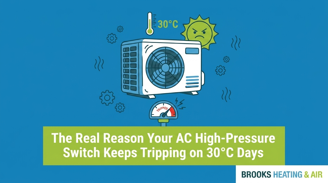 The Real Reason Your AC High Pressure Switch Keeps Tripping on 30-Degree Days