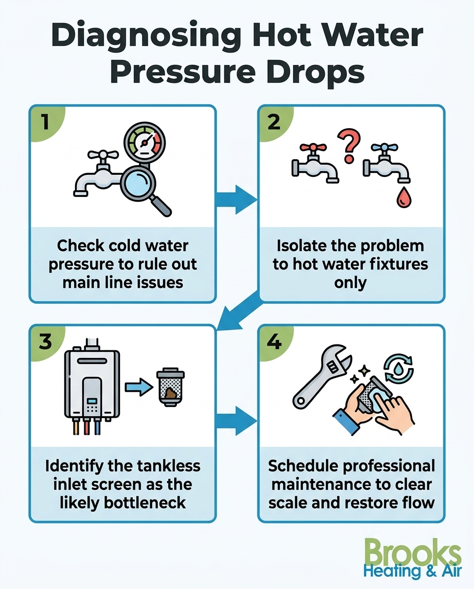 Diagnosing Hot Water Pressure Drops