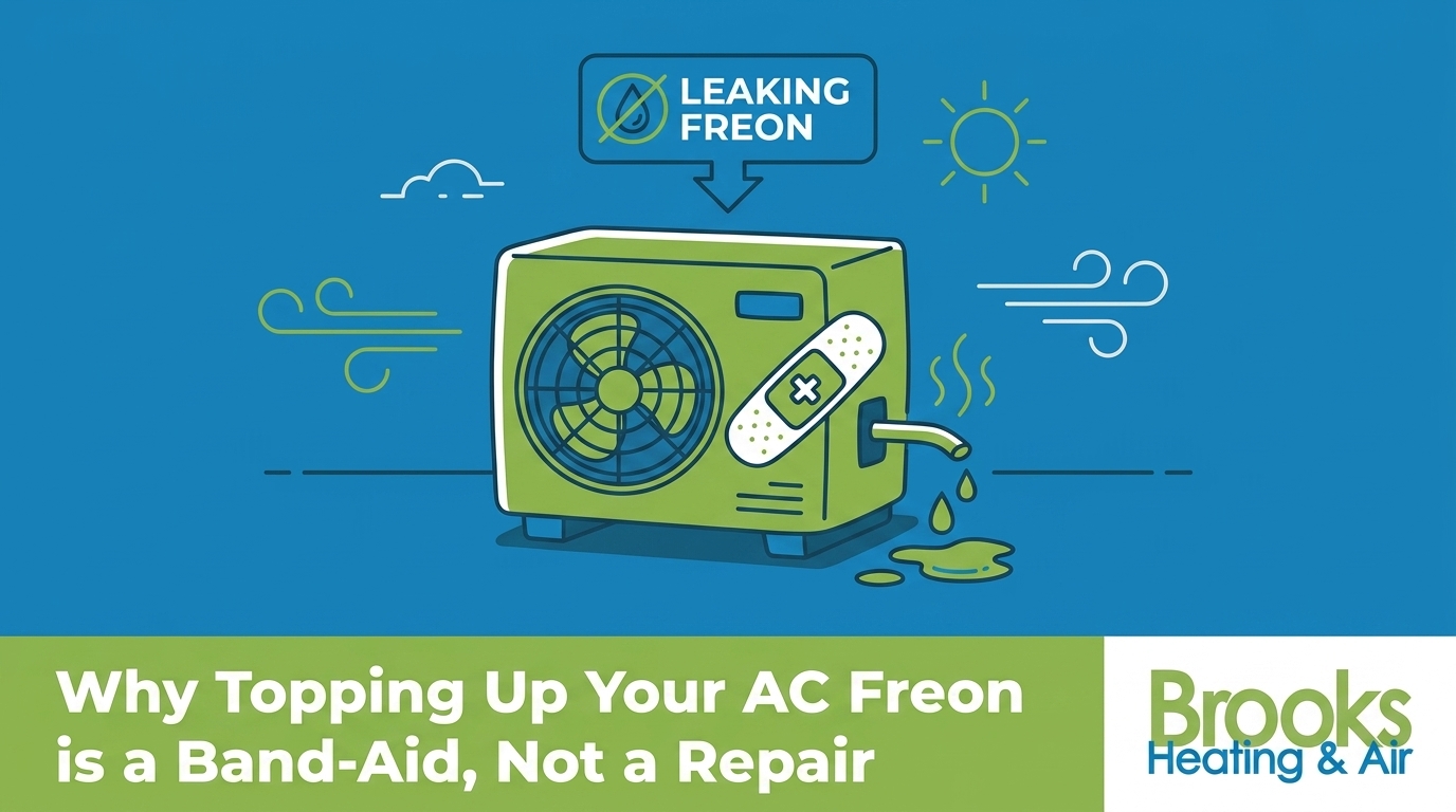 Why Topping Up Your AC Freon is a Band-Aid, Not a Repair