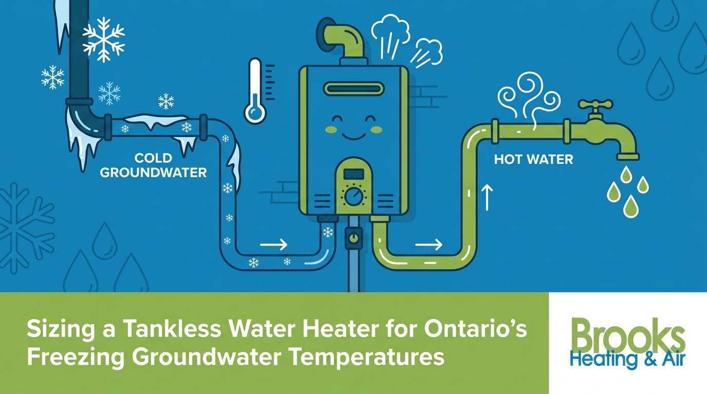 Sizing a Tankless Water Heater for Ontario's Freezing Groundwater Temperatures