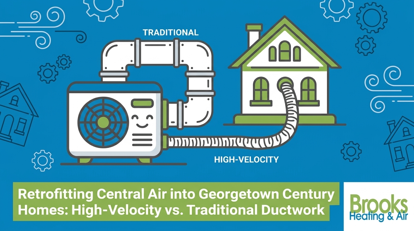 Retrofitting Central Air into Georgetown Century Homes