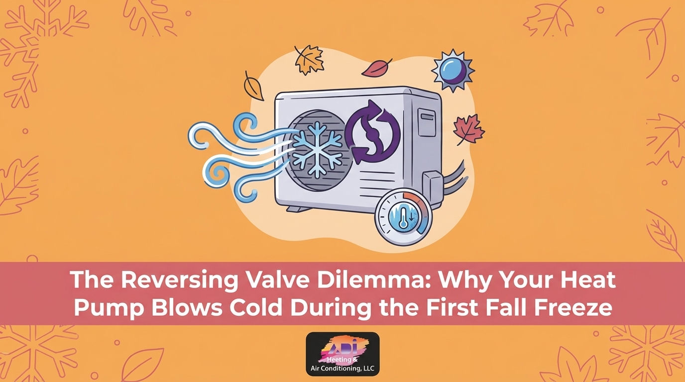 The Reversing Valve Dilemma: Why Your Heat Pump Blows Cold During the First Fall Freeze