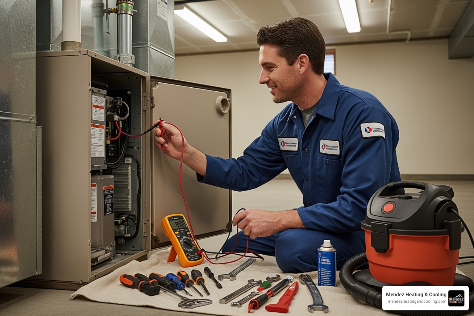 technician performing furnace tune-up - 24 hour furnace service in easton, pa technician performing furnace tune-up - 24 hour furnace service in easton, pa