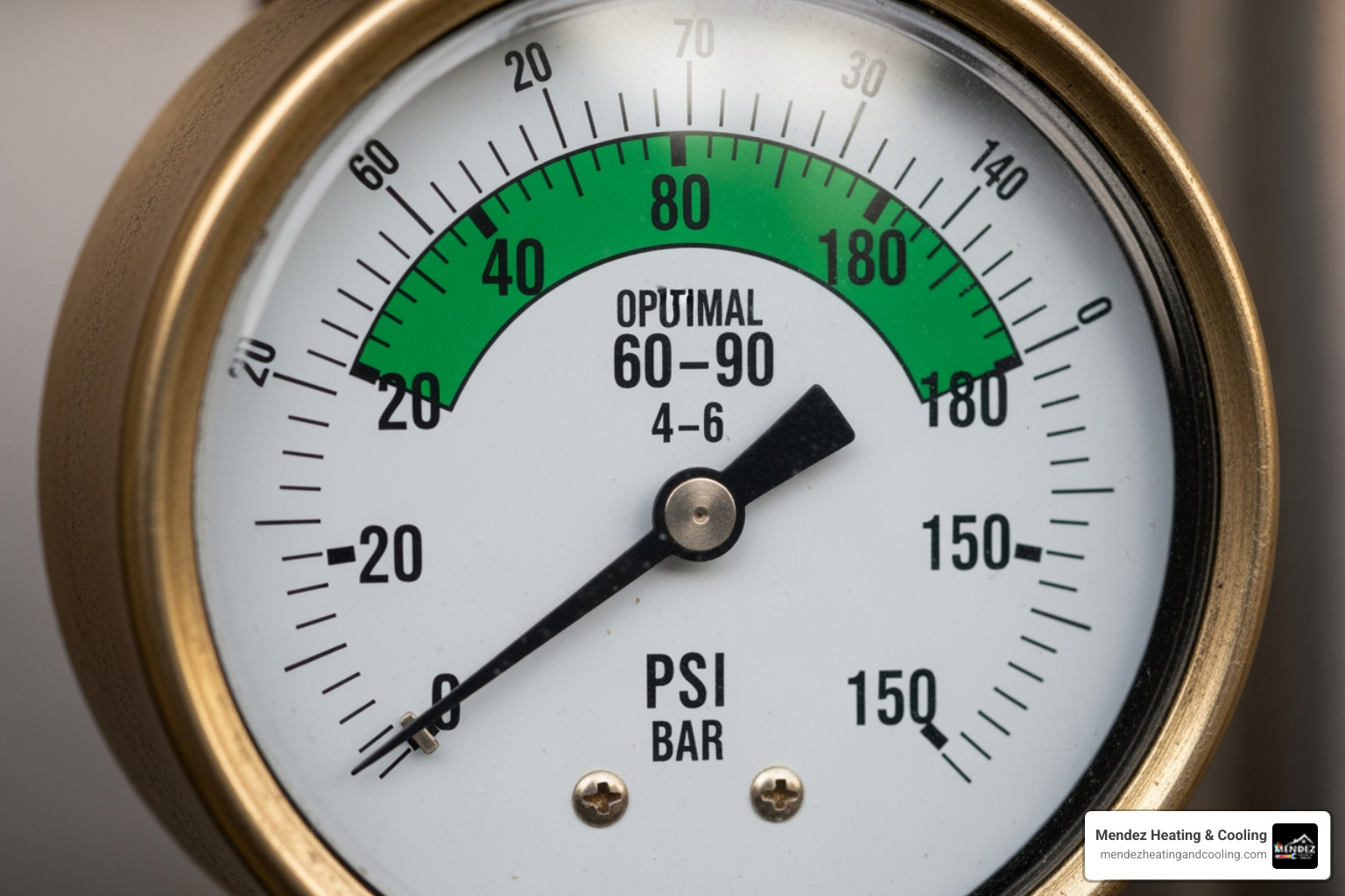 Boiler's pressure gauge in the green zone - oil boiler short cycling Bethlehem PA