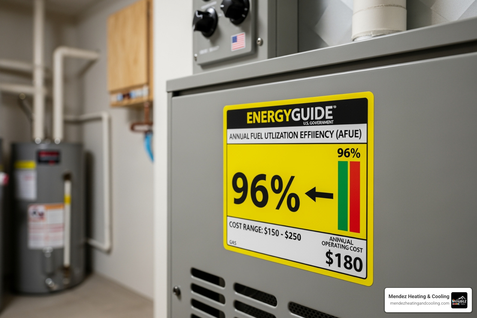 a furnace's yellow AFUE rating label - gas furnace efficiency reading pa a furnace's yellow AFUE rating label - gas furnace efficiency reading pa
