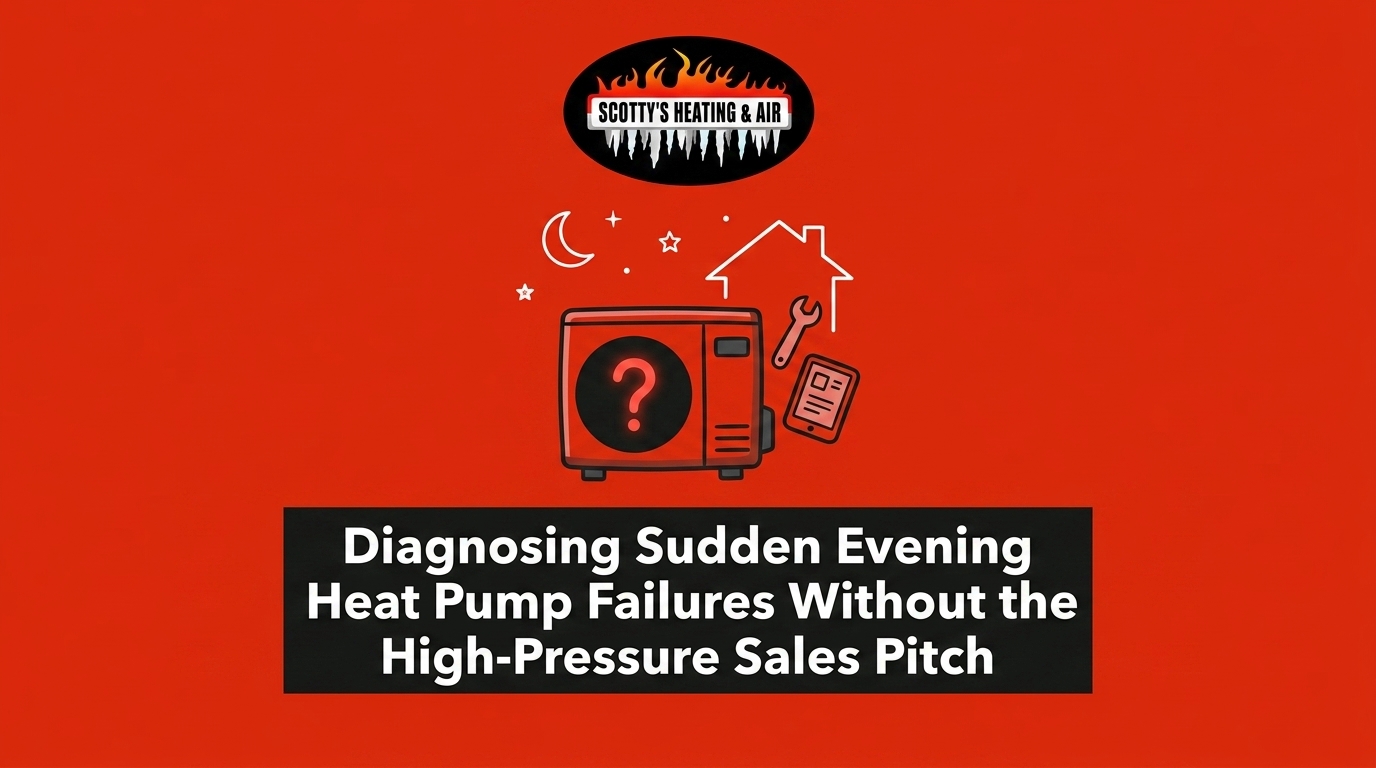 How We Diagnose Sudden Evening Heat Pump Failures Without High-Pressure Sales Tactics