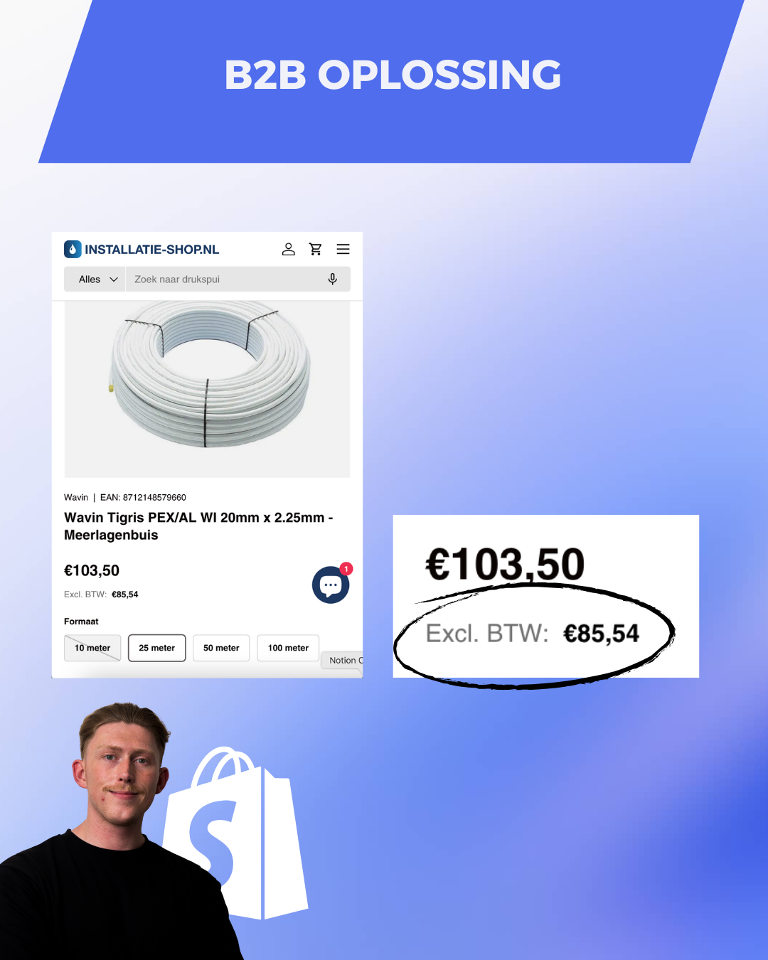 Handleiding: Prijs Exclusief BTW Block voor Shopify