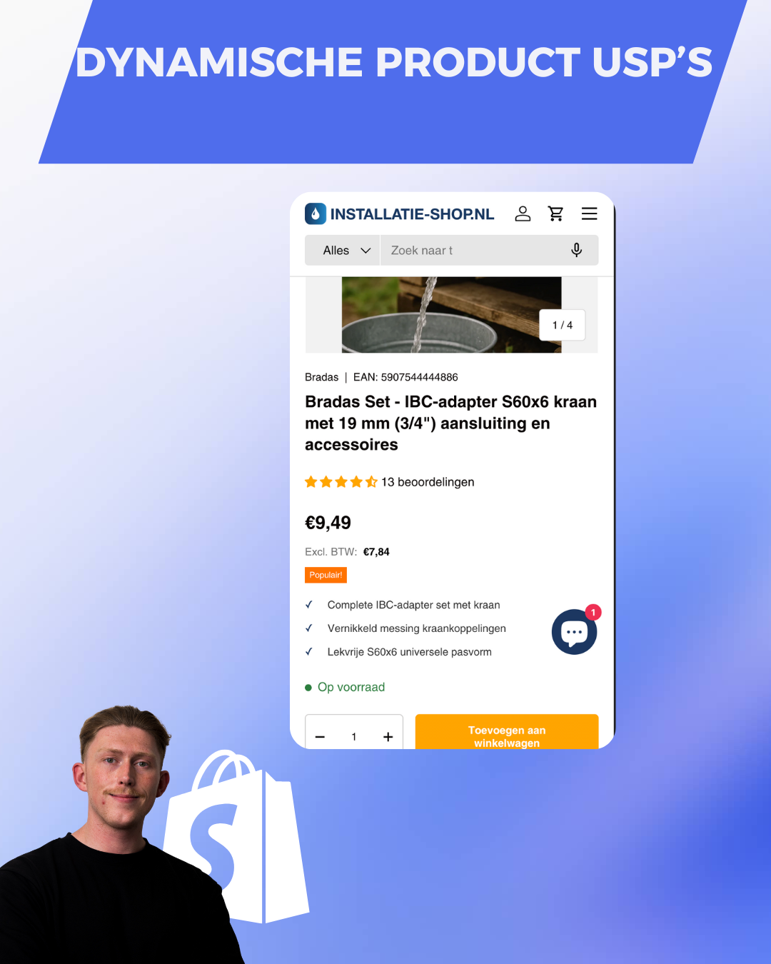 Product USP's Tonen in Shopify: De Slimme Metafield Oplossing