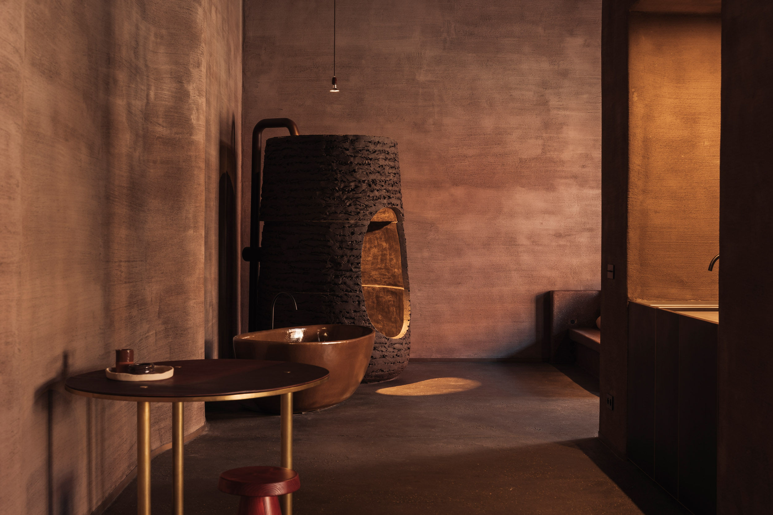 Studio LOHO Lime Finish Raw Outdoor wall plaster