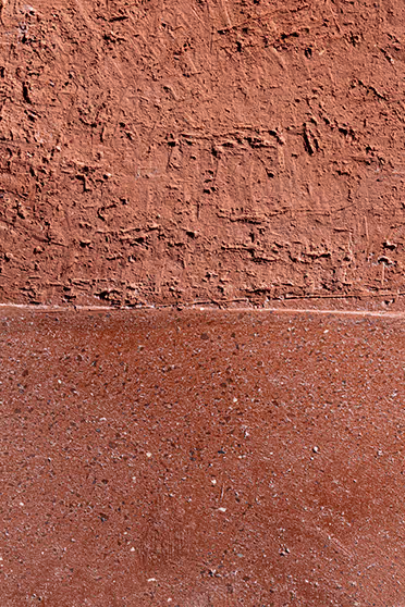 Red Raw clay sample