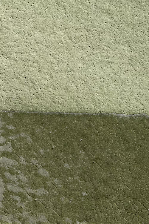 Green 3 glaze sample