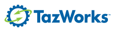 Logo of TazWorks.