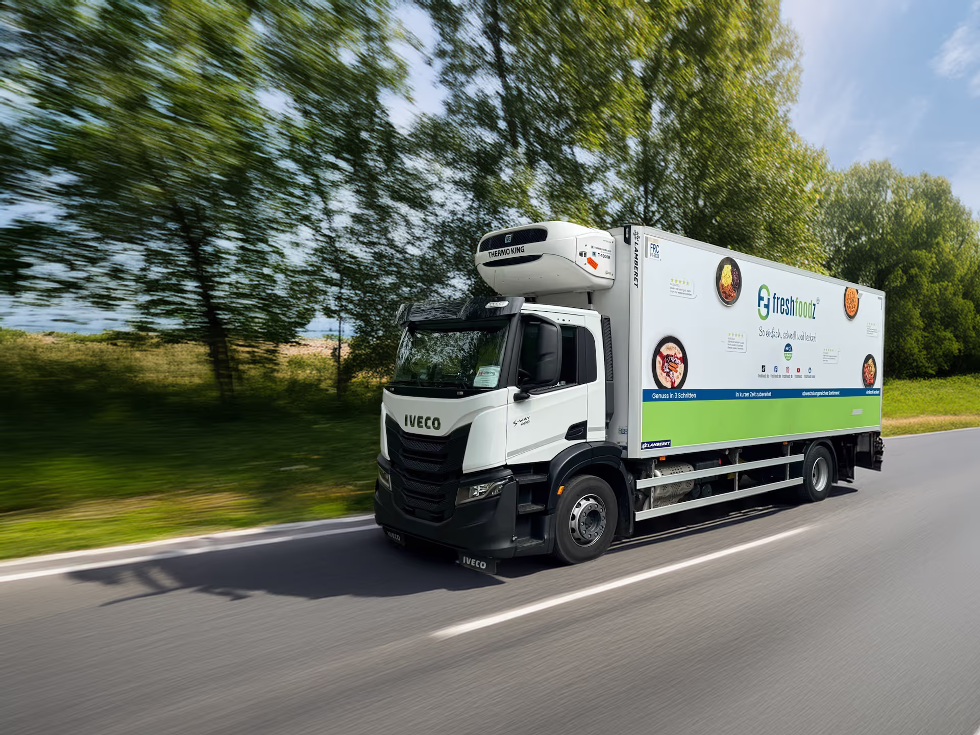 Lebensmittelunternehmen in Berlin Food LKW