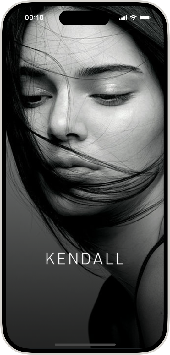 Kendall Jenner app landing