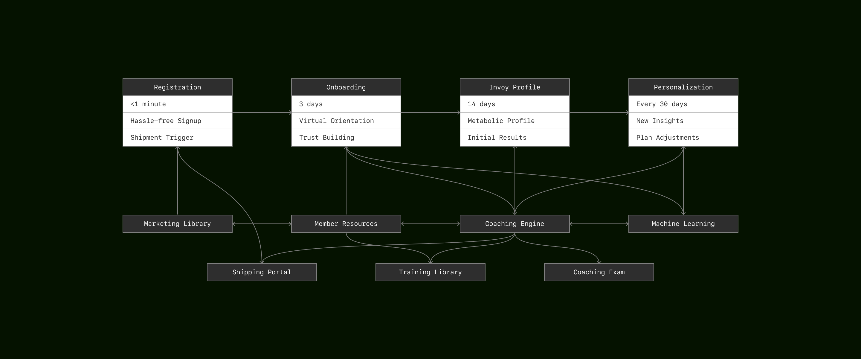 Invoy member journey information architect