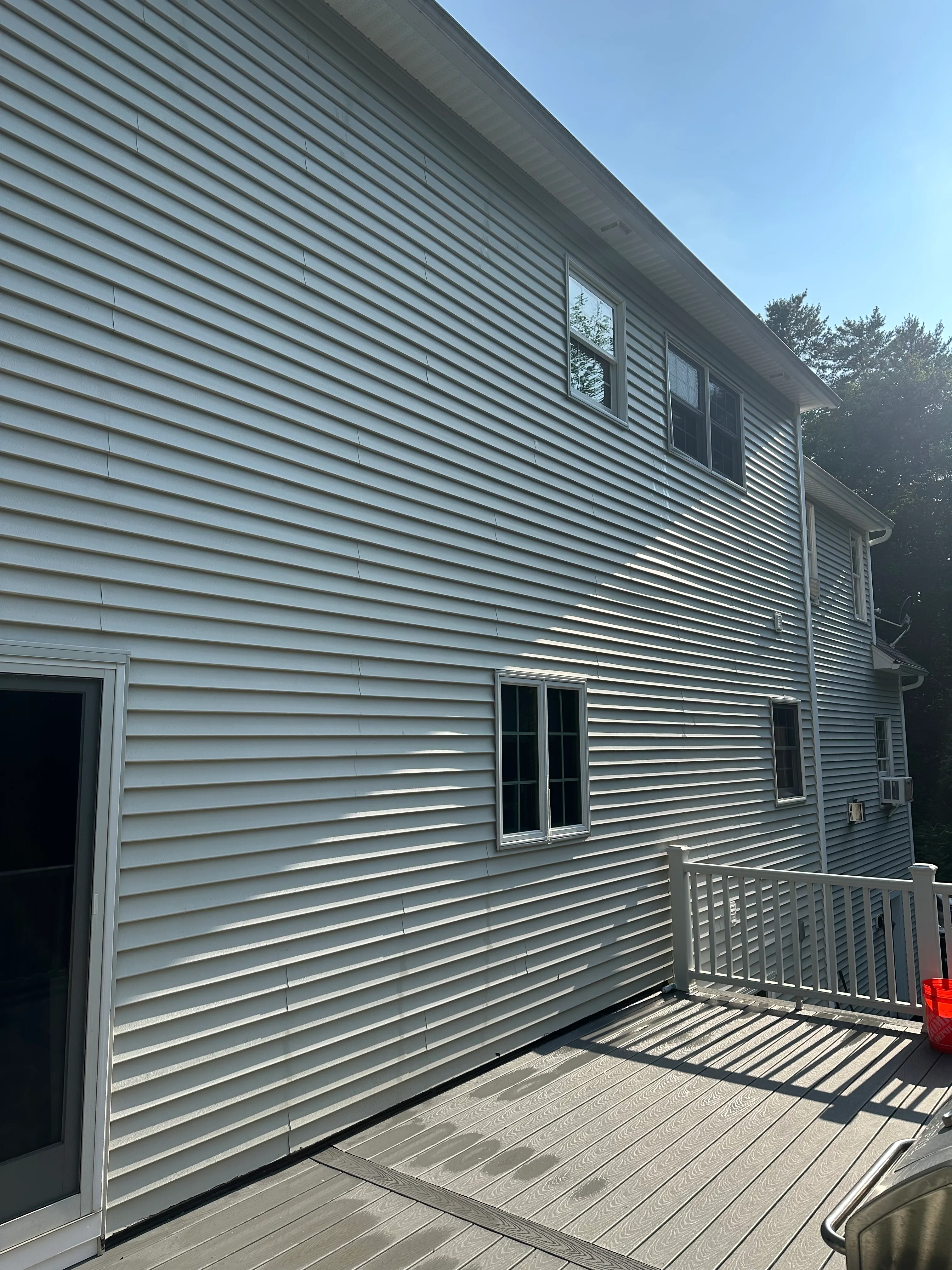 Soft wash roof and siding cleaning Seacoast NH