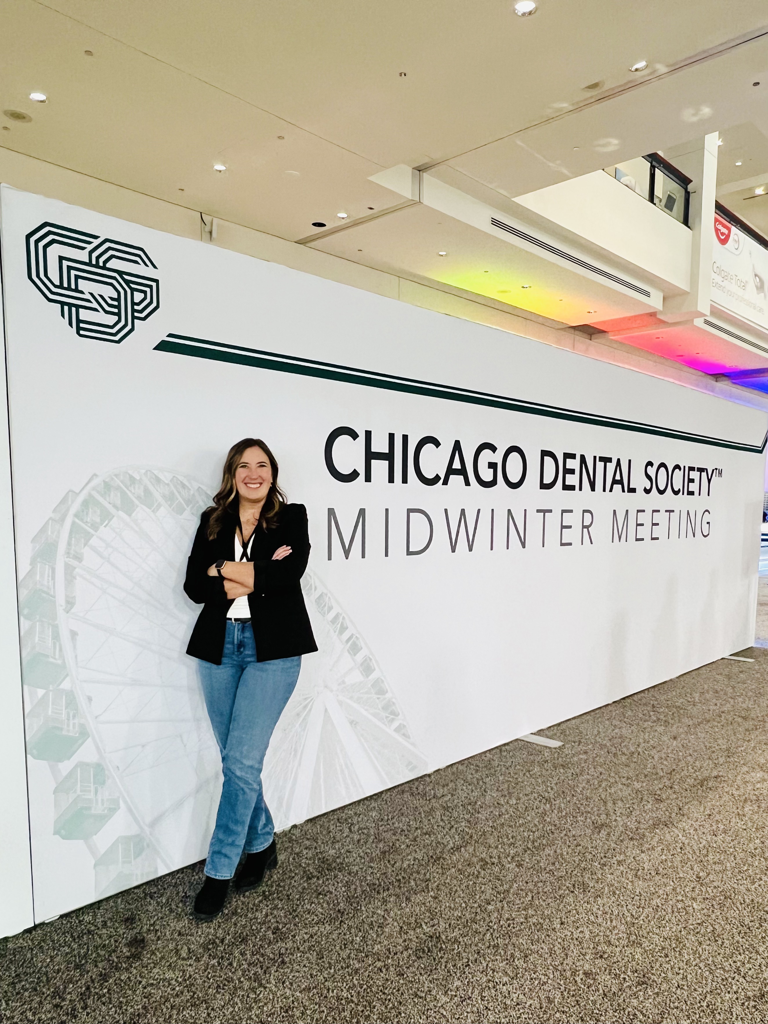Vanessa Vitagliano attending Chicago Midwinter Meeting