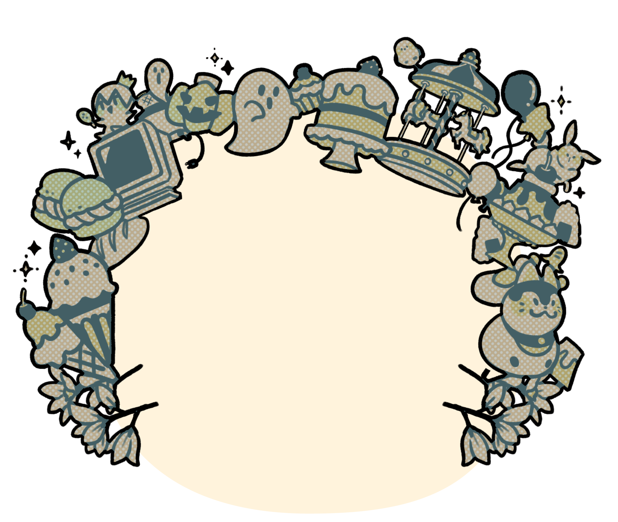 An image used to decorate the KV.