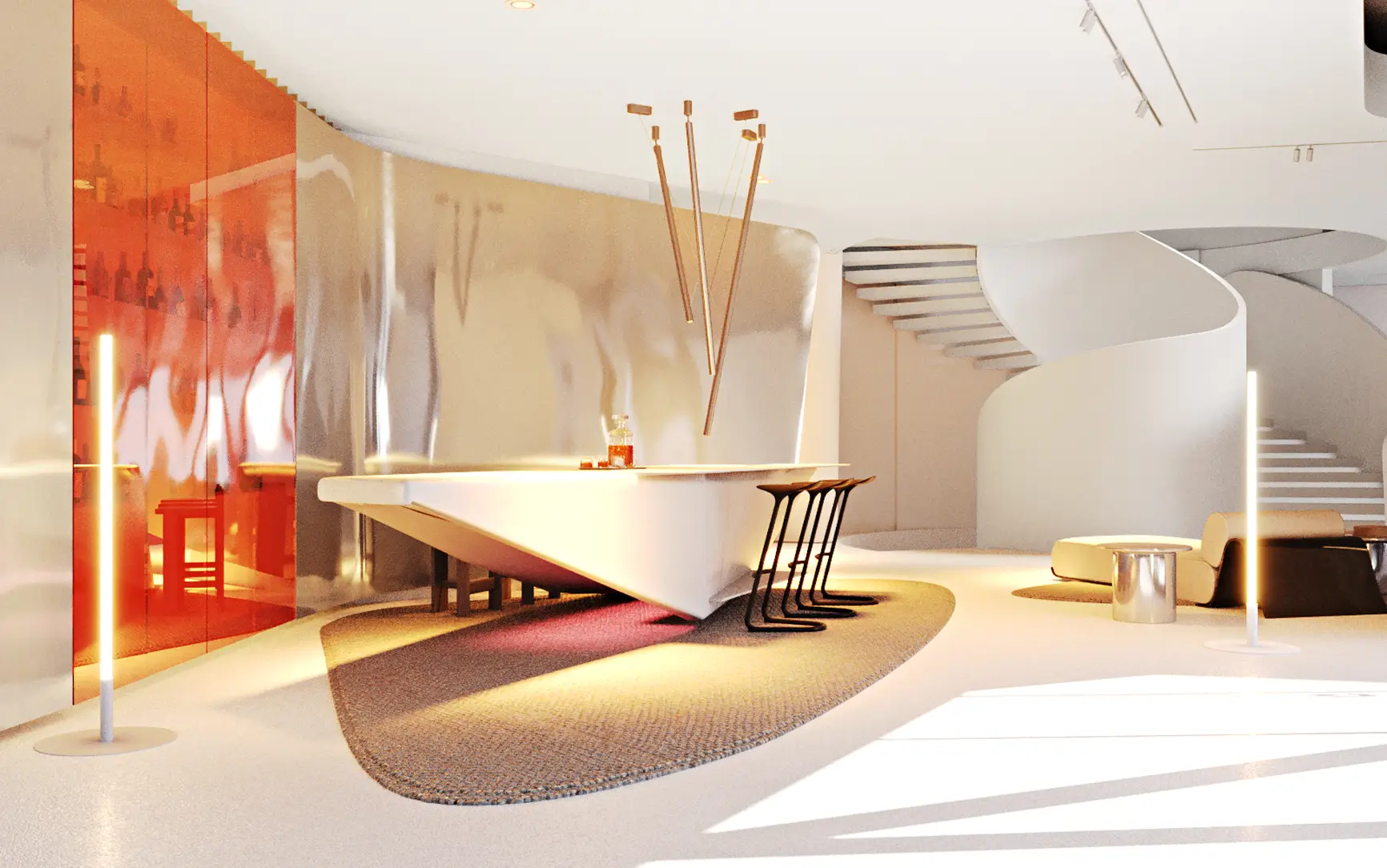 A feeling of lightness, freedom, and flight.