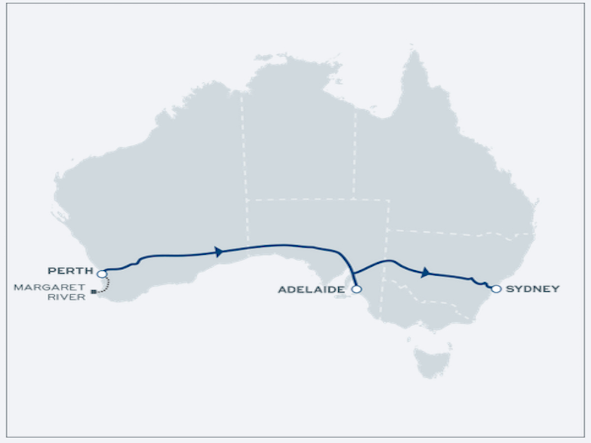 Margaret River Indulgence 2025 & 2026 - Indian Pacific from Perth
