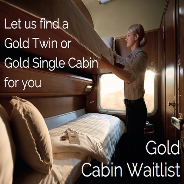 WAITLIST - Gold Service Cabin 2025 & 2026