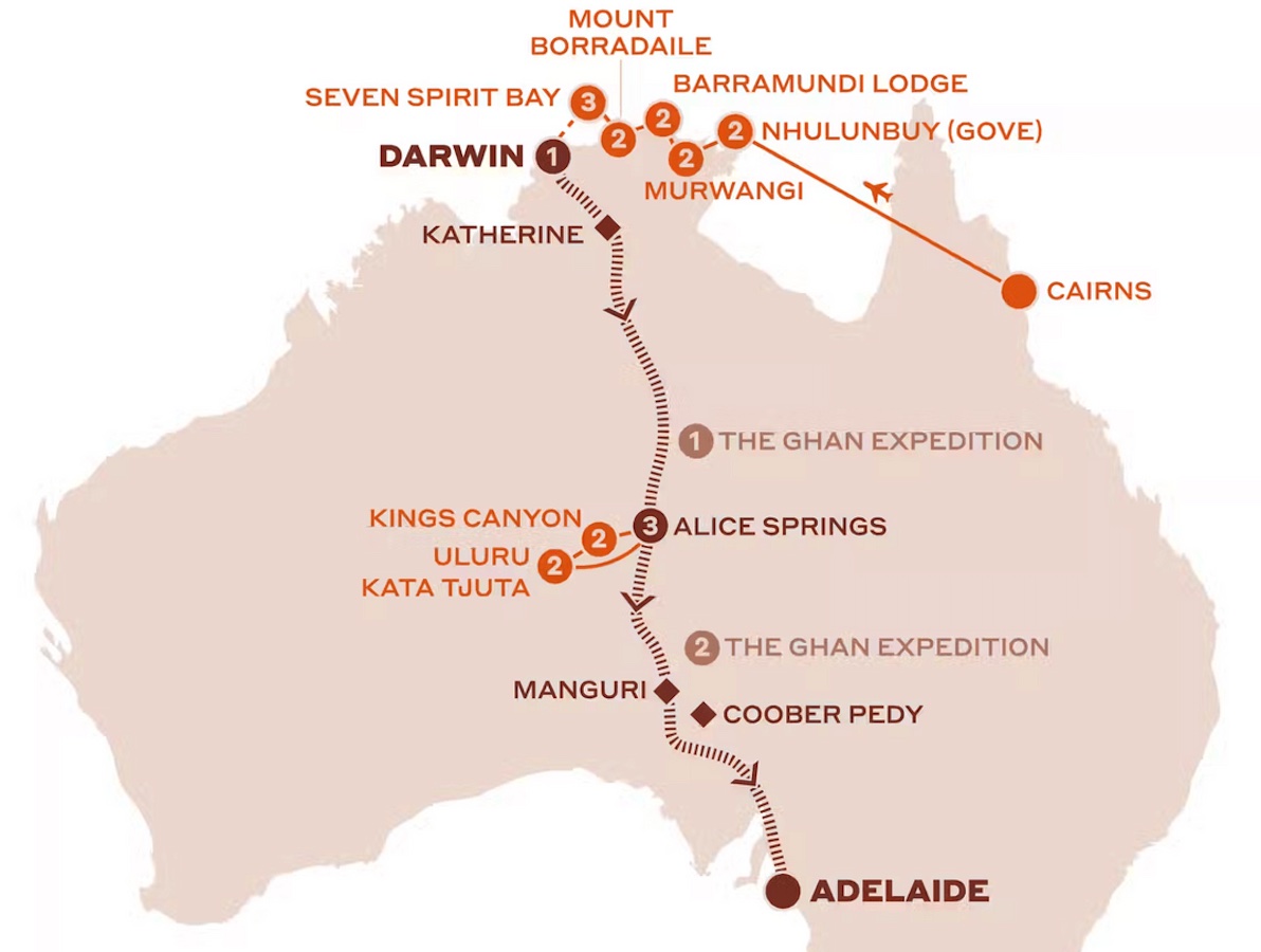 Arnhem Land & Red Centre Spectacular 2025 - The Ghan Expedition