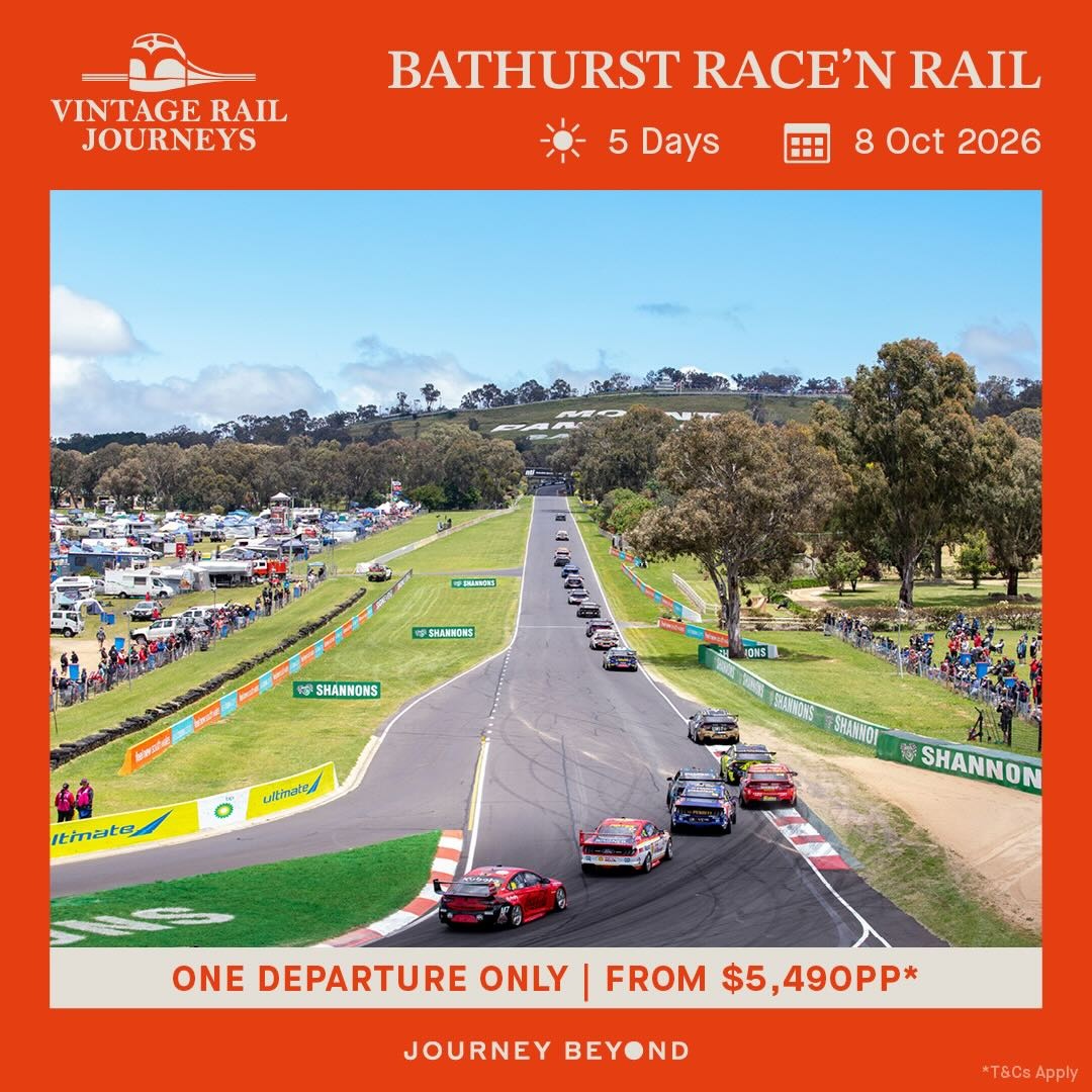 Bathurst Race & Rail Tour 2026 & 2027